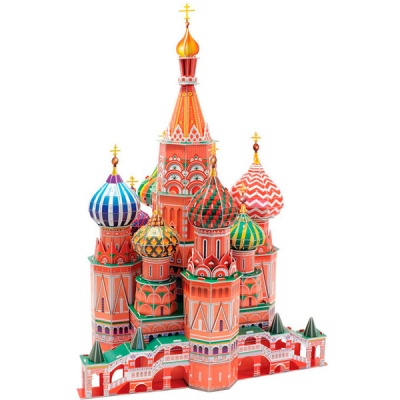 Кубик фан (Cubic Fun) Собор Василия Блаженного (Россия) (MC093h) - Доставка по России. Интернет-магазин ВМиреИгрушек.ру