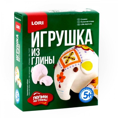 LORI Игрушка из глины "Слоники" (Гл-011) - Доставка по России. Интернет-магазин ВМиреИгрушек.ру