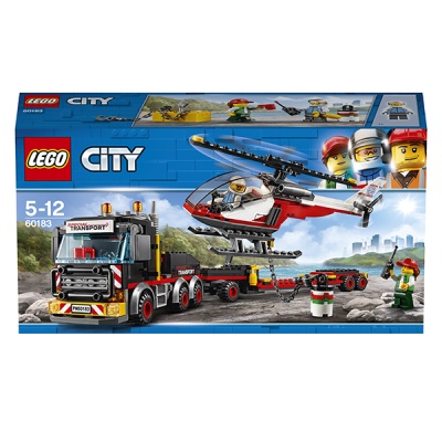 Конструктор LEGO CITY Перевозчик вертолета (60183) - Доставка по России. Интернет-магазин ВМиреИгрушек.ру