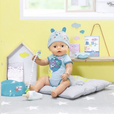 Бэби Борн (Zapf Creation Baby born) Кукла-мальчик Интерактивная, 43 см (824-375) - Доставка по России. Интернет-магазин ВМиреИгрушек.ру
