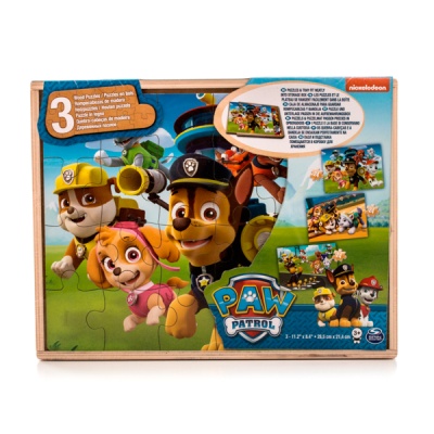 Щенячий патруль (Paw Patrol) Деревяный пазл (6028789) - Доставка по России. Интернет-магазин ВМиреИгрушек.ру