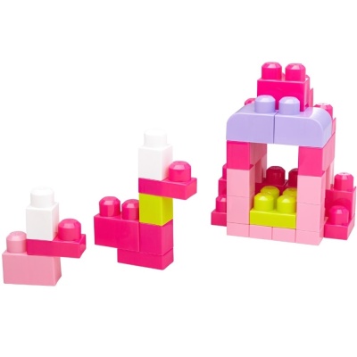 Mega Bloks Конструктор "First Builders" для девочек 60 деталей (CYP67-1) - Доставка по России. Интернет-магазин ВМиреИгрушек.ру