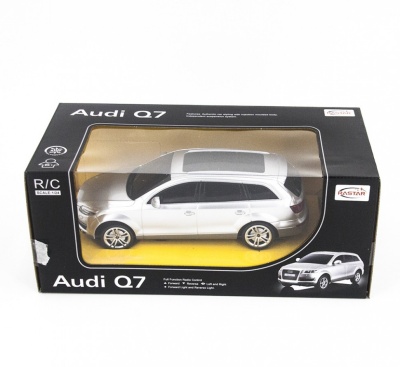 Rastar Audi Q7 на радиоуправлении, серебряная, 1:24 (27300S) - Доставка по России. Интернет-магазин ВМиреИгрушек.ру