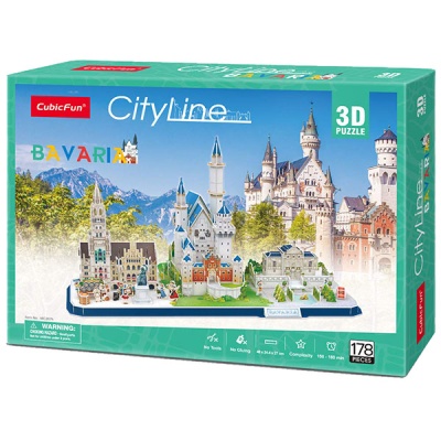 Кубик фан (Cubic Fun) Достопримечательности Баварии (MC267h) - Доставка по России. Интернет-магазин ВМиреИгрушек.ру