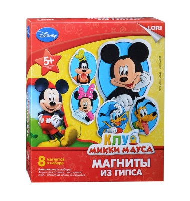 LORI Магниты из гипса Disney "Клуб Микки Мауса" (Мд-001) - Доставка по России. Интернет-магазин ВМиреИгрушек.ру