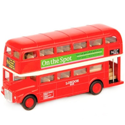 Велли (Welly) Модель автобуса  London Bus (99930) - Доставка по России. Интернет-магазин ВМиреИгрушек.ру