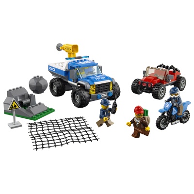 Конструктор LEGO CITY Погоня по грунтовой дороге (60172) - Доставка по России. Интернет-магазин ВМиреИгрушек.ру