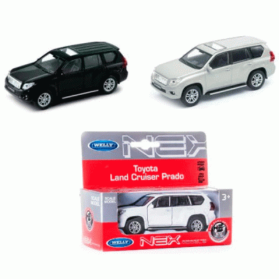 Велли (Welly) модель машины 1:34-39 Toyota Land Cruiser Prado (43630) - Доставка по России. Интернет-магазин ВМиреИгрушек.ру