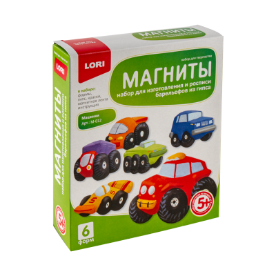 LORI Фигурки на магнитах "Машинки" (М-012) - Доставка по России. Интернет-магазин ВМиреИгрушек.ру