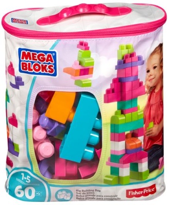 Mega Bloks Конструктор "First Builders" для девочек 60 деталей (CYP67-1) - Доставка по России. Интернет-магазин ВМиреИгрушек.ру