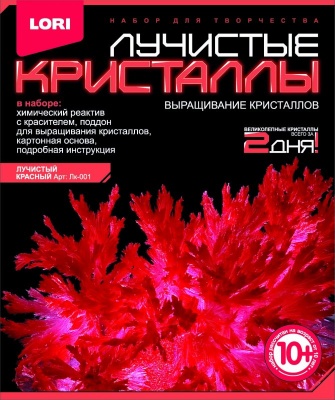 LORI Лучистые кристаллы "Красный кристалл" (Лк-001) - Доставка по России. Интернет-магазин ВМиреИгрушек.ру