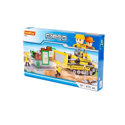 Полесье Конструктор "Классик" - "Город. Строительная бригада-2" (415 элементов) (в коробке) (81957) - Доставка по России. Интернет-магазин ВМиреИгрушек.ру