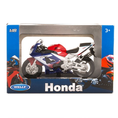 Велли (Welly) Модель мотоцикла 1:18 MOTORCYCLE / HONDA CBR900RR FIREBLADE (12164P) - Доставка по России. Интернет-магазин ВМиреИгрушек.ру